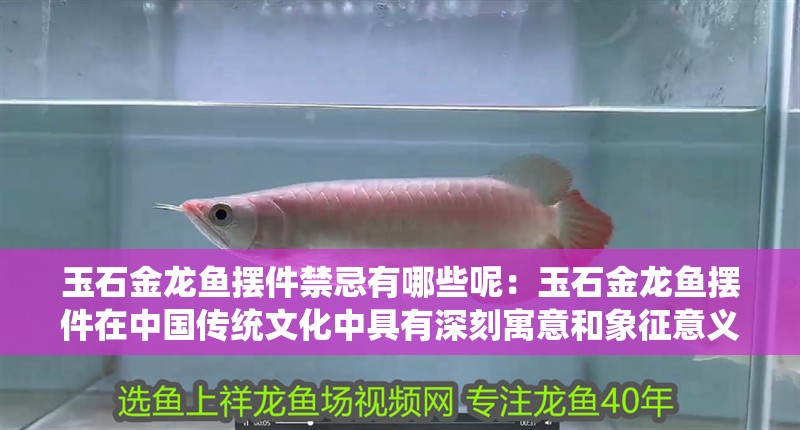 玉石金龍魚擺件禁忌有哪些呢：玉石金龍魚擺件在中國(guó)傳統(tǒng)文化中具有深刻寓意和象征意義 玉石金龍魚擺件禁忌有哪些呢：玉石金龍魚擺件在中國(guó)傳統(tǒng)文化中具有深刻寓意和象征意義 龍魚百科