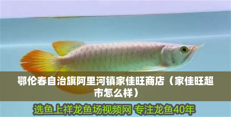 鄂倫春自治旗<strong><mark>阿里</mark></strong>河鎮(zhèn)家佳旺商店（家佳旺超市怎么樣）