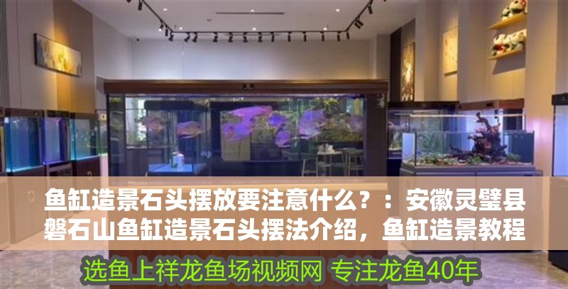 魚缸造景石頭擺放要注意什么？：安徽靈璧縣磐石山魚缸造景石頭擺法介紹，魚缸造景教程