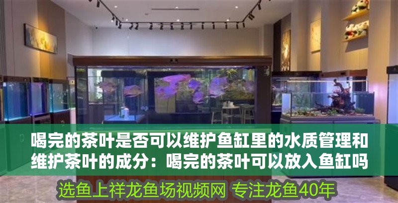 喝完的茶葉是否可以維護魚缸里的水質管理和維護茶葉的成分：喝完的茶葉可以放入魚缸嗎？