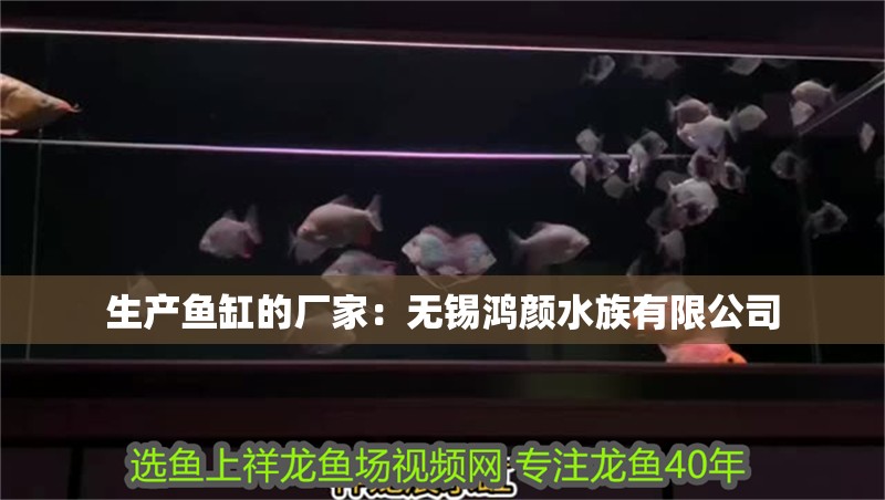 生產(chǎn)魚缸的廠家：無錫鴻顏水族有限公司