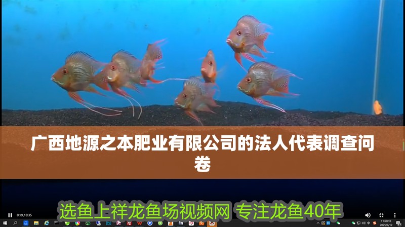 廣西地源之本肥業(yè)有限公司的法人代表調(diào)查問卷
