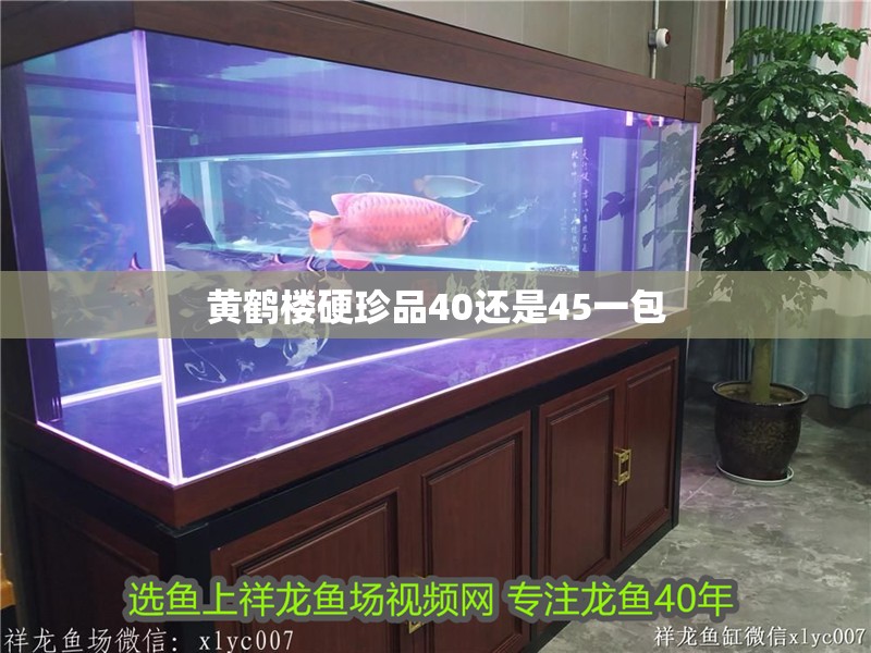 黃鶴樓硬珍品40還是45一包