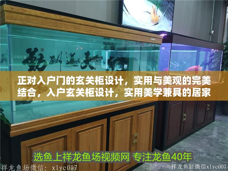 正對入戶門的玄關柜設計，實用與美觀的完美結合，入戶玄關柜設計，實用美學兼具的居家門面