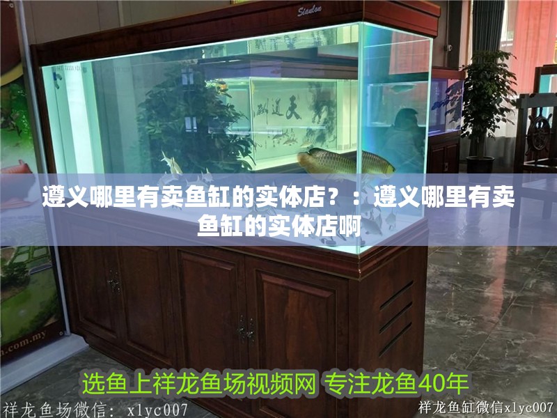 遵義哪里有賣魚缸的實體店？：遵義哪里有賣魚缸的實體店啊