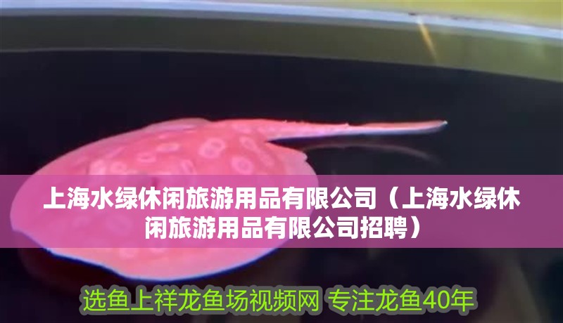 上海水綠休閑旅游用品有限公司（上海水綠休閑旅游用品有限公司招聘）