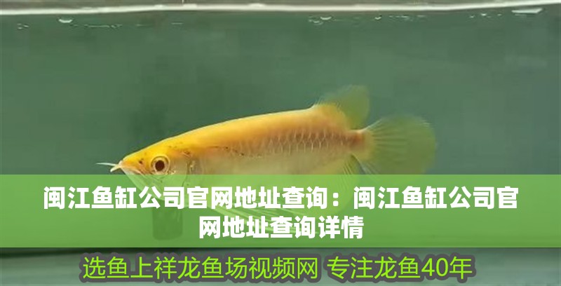 閩江魚缸公司官網(wǎng)地址查詢：閩江魚缸公司官網(wǎng)地址查詢詳情