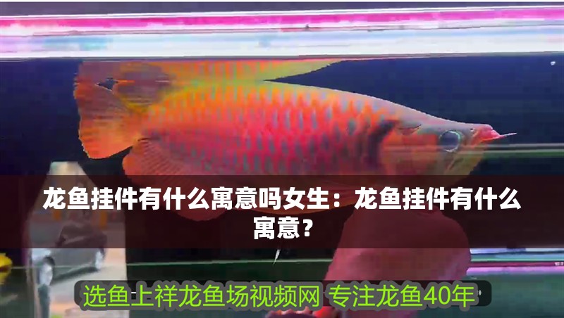 龍魚掛件有什么寓意嗎女生：龍魚掛件有什么寓意？ 龍魚掛件有什么寓意嗎女生：龍魚掛件有什么寓意？ 龍魚百科