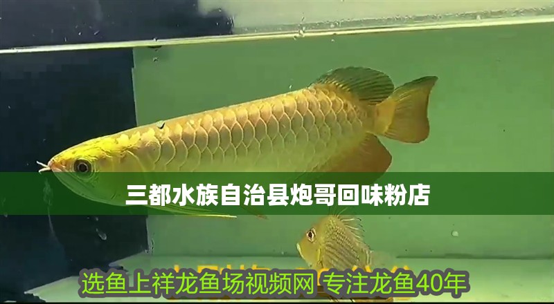 <strong><mark>三都</mark></strong>水族自治縣炮哥回味粉店