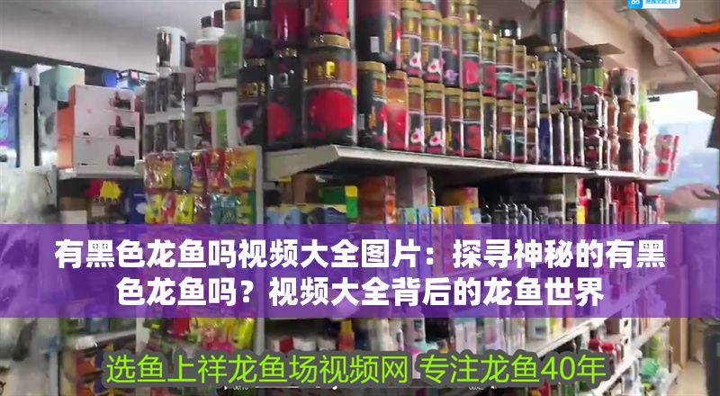 有黑色龍魚嗎視頻大全圖片：探尋神秘的有黑色龍魚嗎？視頻大全背后的龍魚世界
