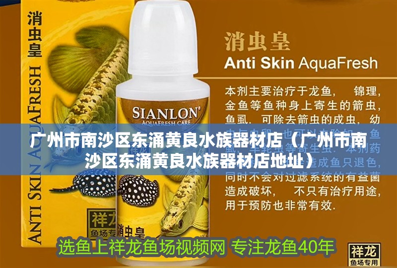 廣州市南沙區東涌黃良水族器材店（廣州市南沙區東涌黃良水族器材店地址）