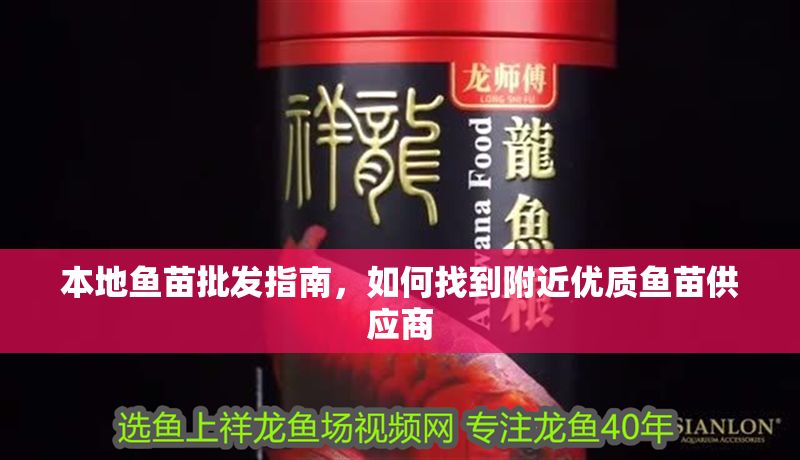 本地魚苗批發指南，如何找到附近優質魚苗供應商