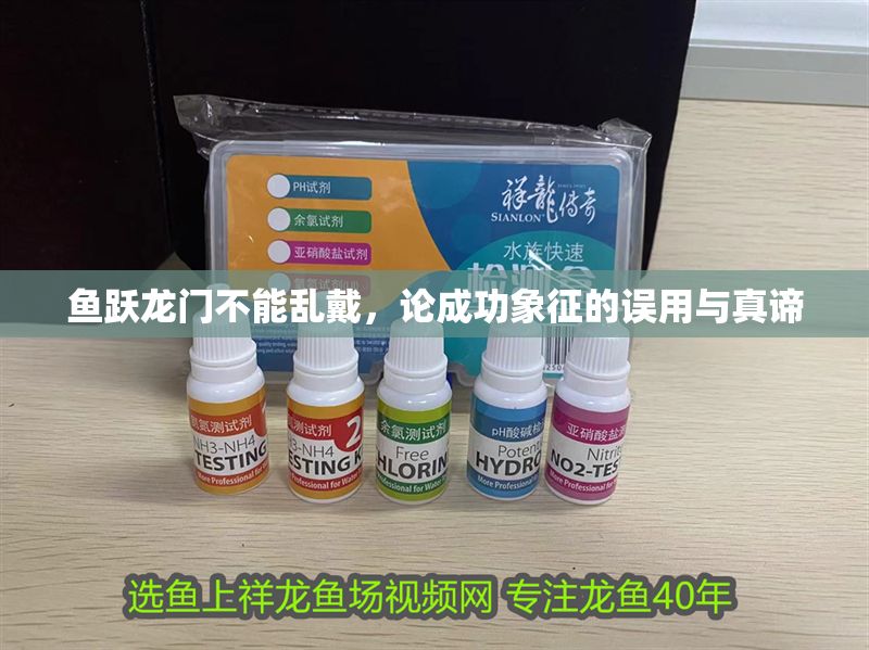 魚躍龍門不能亂戴，論成功象征的誤用與真諦