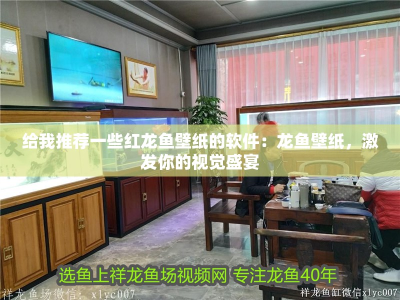 給我推薦一些紅龍魚壁紙的軟件：龍魚壁紙，激發(fā)你的視覺盛宴