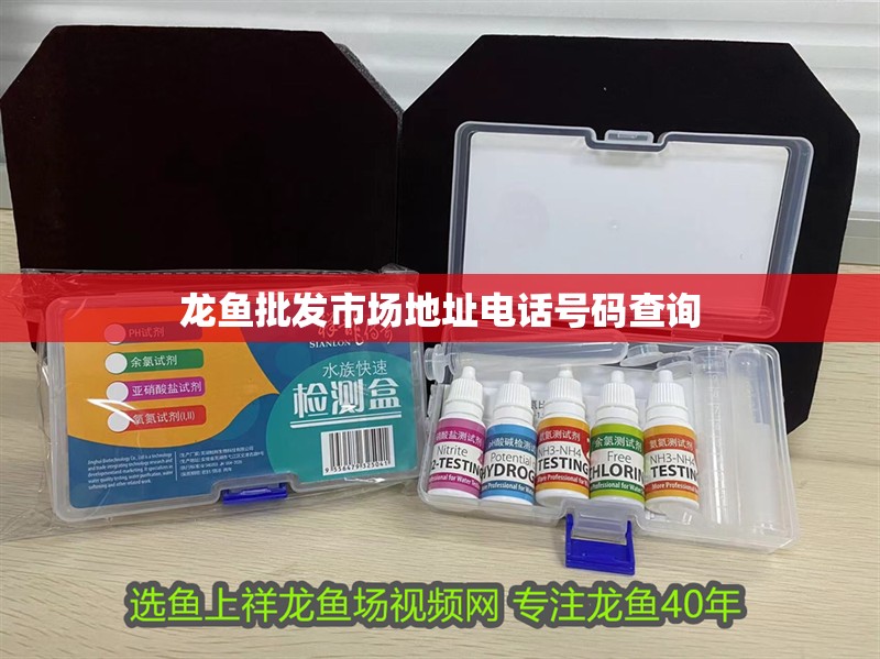 龍魚批發市場地址電話號碼查詢