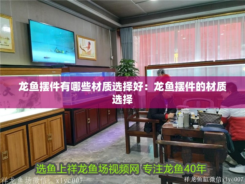 龍魚擺件有哪些材質選擇好：龍魚擺件的材質選擇