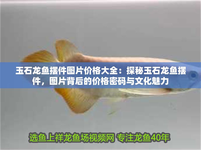 玉石龍魚擺件圖片價格大全：探秘玉石龍魚擺件，圖片背后的價格密碼與文化魅力