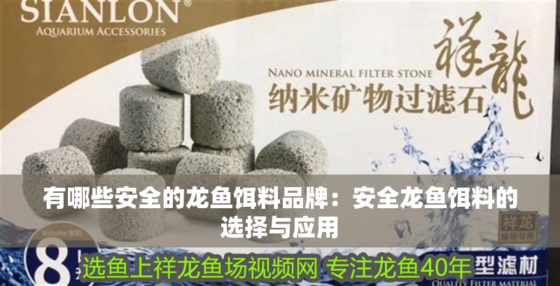 有哪些安全的龍魚餌料品牌：安全龍魚餌料的選擇與應用