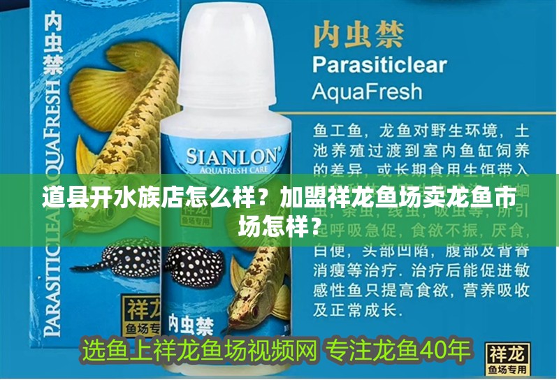 道縣開水族店怎么樣？加盟祥龍魚場賣龍魚市場怎樣？