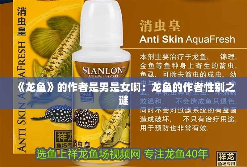 《龍魚》的作者是男是女啊：龍魚的作者性別之謎