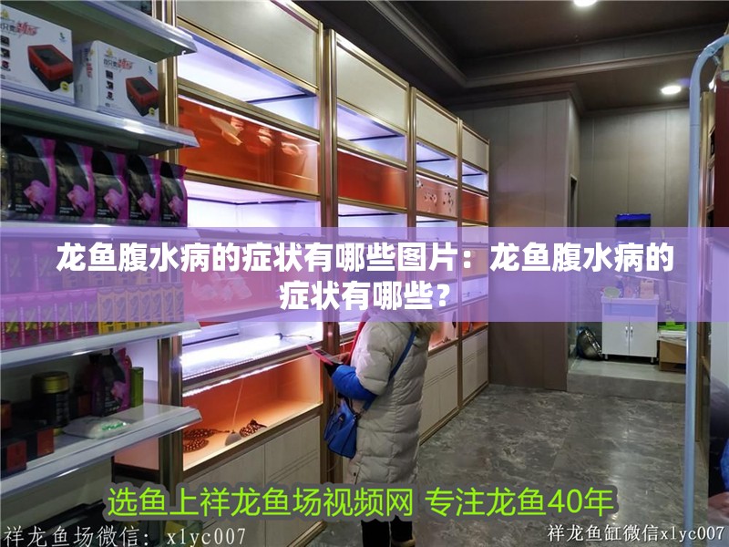 龍魚腹水病的癥狀有哪些圖片：龍魚腹水病的癥狀有哪些？