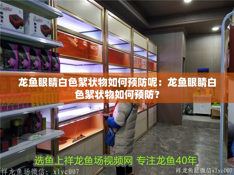 龍魚眼睛白色絮狀物如何預防呢：龍魚眼睛白色絮狀物如何預防？