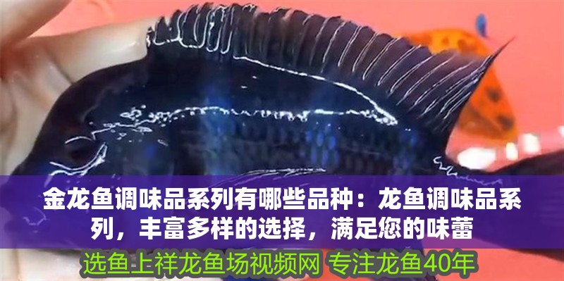 金龍魚調味品系列有哪些品種：龍魚調味品系列，豐富多樣的選擇，滿足您的味蕾