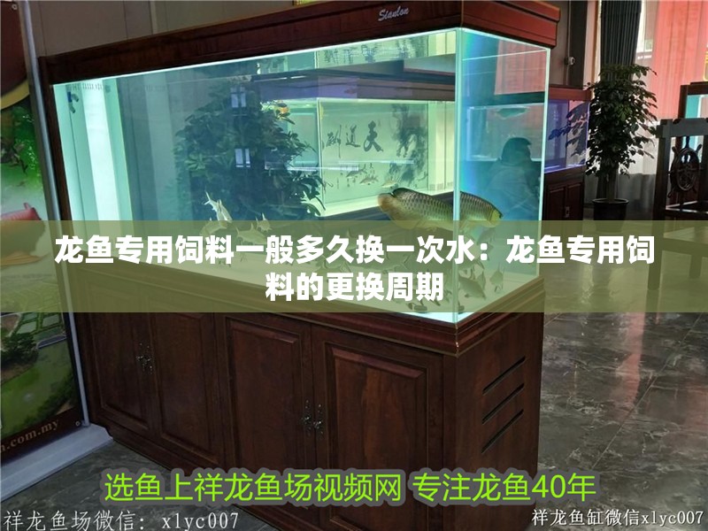 龍魚專用飼料一般多久換一次水：龍魚專用飼料的更換周期