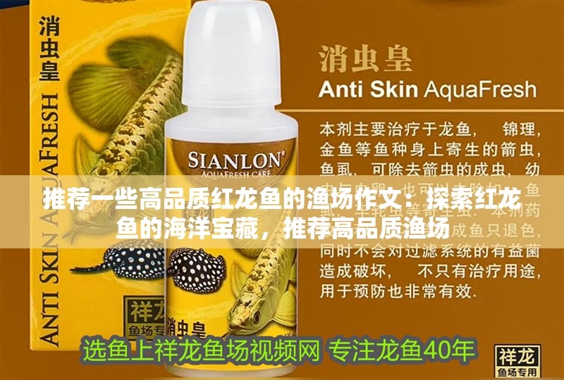 推薦一些高品質紅龍魚的漁場作文：探索紅龍魚的海洋寶藏，推薦高品質漁場 推薦一些高品質紅龍魚的漁場作文：探索紅龍魚的海洋寶藏，推薦高品質漁場 水族問答