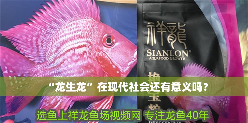 “龍生龍”在現代社會還有意義嗎？