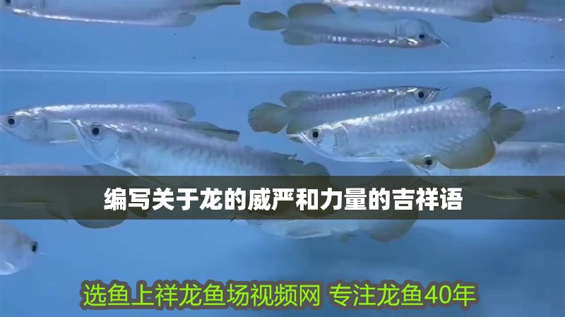 編寫關于龍的威嚴和力量的吉祥語