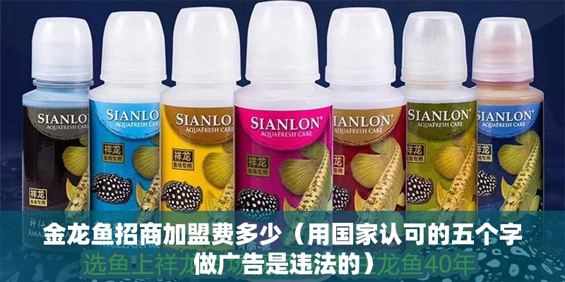 金龍魚招商加盟費多少（用國家認可的五個字做廣告是違法的）