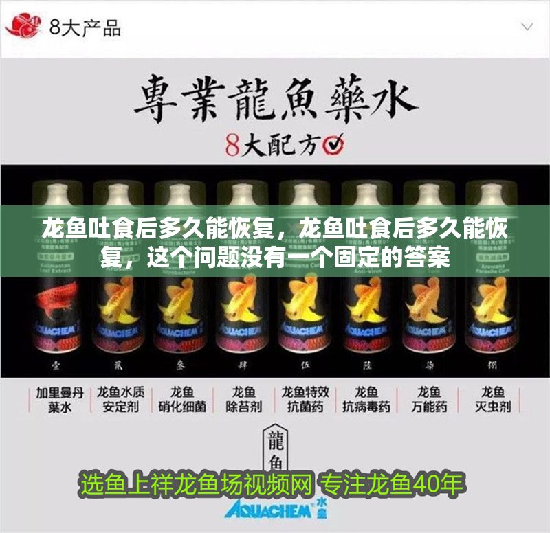 龍魚(yú)吐食后多久能恢復(fù)，龍魚(yú)吐食后多久能恢復(fù)，這個(gè)問(wèn)題沒(méi)有一個(gè)固定的答案