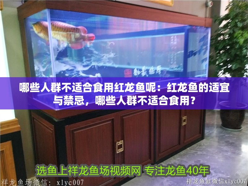哪些人群不適合食用紅龍魚呢：紅龍魚的適宜與禁忌，哪些人群不適合食用？