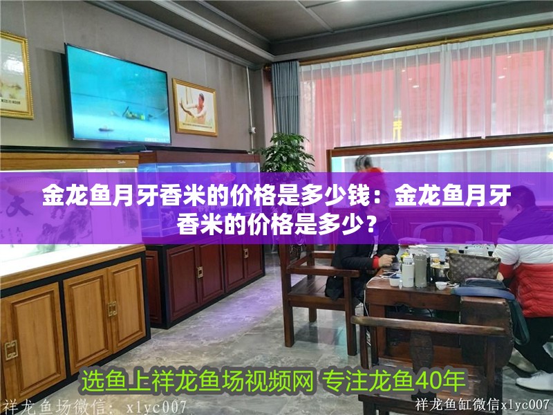 金龍魚月牙香米的價(jià)格是多少錢：金龍魚月牙香米的價(jià)格是多少？