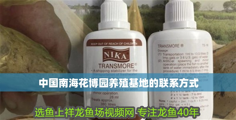 中國南海花博園養殖基地的聯系方式 中國南海花博園養殖基地的聯系方式 龍魚百科