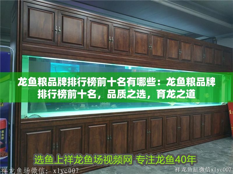 龍魚糧品牌排行榜前十名有哪些：龍魚糧品牌排行榜前十名，品質(zhì)之選，育龍之道