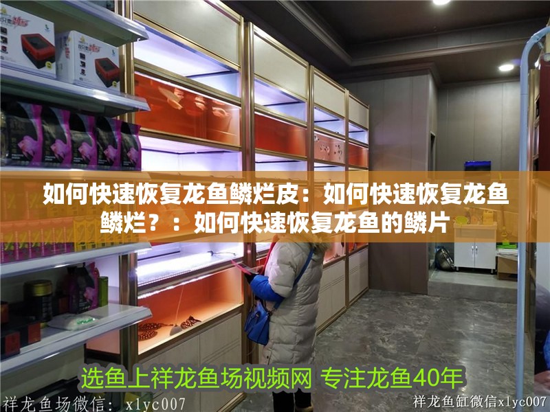 如何快速恢復龍魚鱗爛皮：如何快速恢復龍魚鱗爛？：如何快速恢復龍魚的鱗片 如何快速恢復龍魚鱗爛皮：如何快速恢復龍魚鱗爛？：如何快速恢復龍魚的鱗片 水族問答