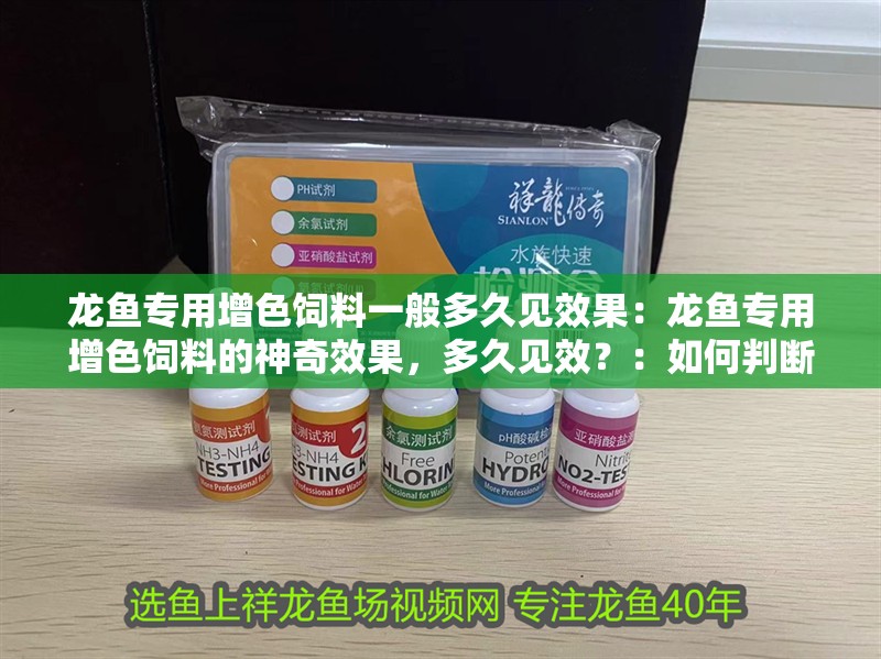 龍魚專用增色飼料一般多久見效果：龍魚專用增色飼料的神奇效果，多久見效？：如何判斷龍魚專用增色飼料的效果？