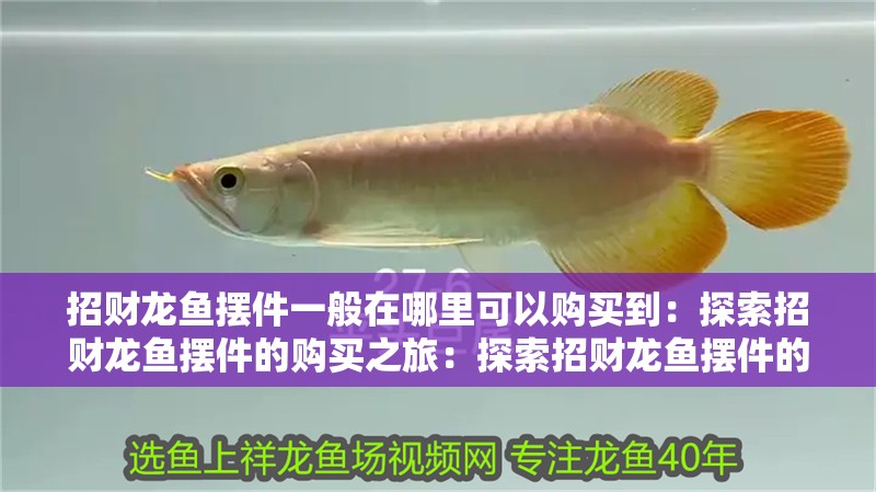 招財龍魚擺件一般在哪里可以購買到：探索招財龍魚擺件的購買之旅：探索招財龍魚擺件的購物中心購物中心購買龍魚擺件