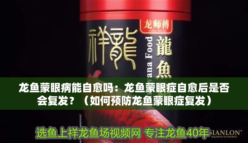 龍魚蒙眼病能自愈嗎：龍魚蒙眼癥自愈后是否會復發(fā)？（如何預防龍魚蒙眼癥復發(fā)）