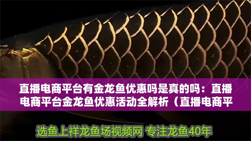直播電商平臺(tái)有金龍魚優(yōu)惠嗎是真的嗎：直播電商平臺(tái)金龍魚優(yōu)惠活動(dòng)全解析（直播電商平臺(tái)的興起與特點(diǎn)）