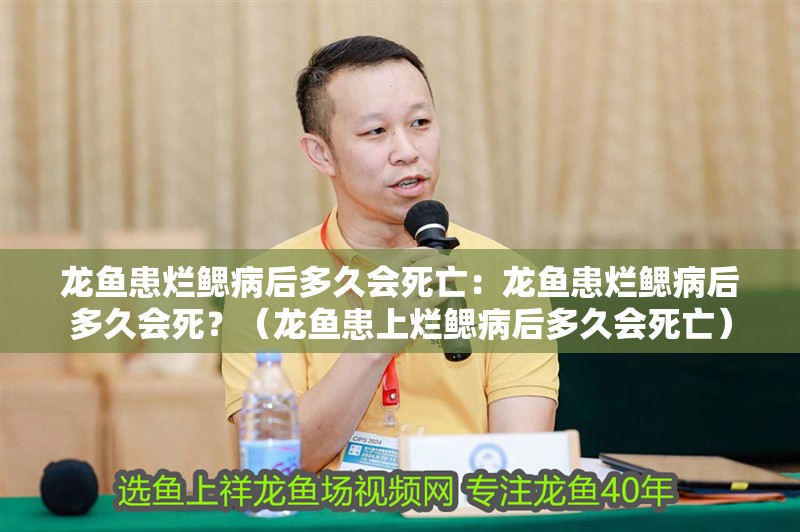 龍魚患爛鰓病后多久會(huì)死亡：龍魚患爛鰓病后多久會(huì)死？（龍魚患上爛鰓病后多久會(huì)死亡）