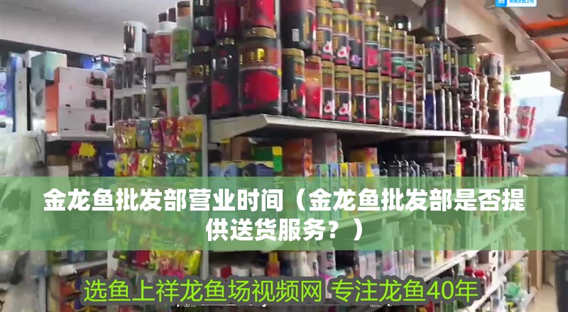 金龍魚批發部營業時間（金龍魚批發部是否提供送貨服務？）