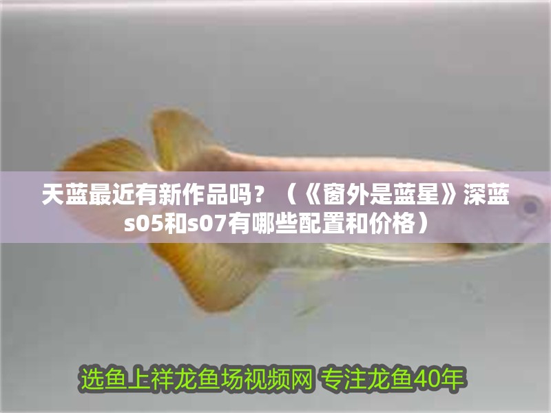 天藍最近有新作品嗎？（《窗外是藍星》深藍s05和s07有哪些配置和價格） 天藍最近有新作品嗎？（《窗外是藍星》深藍s05和s07有哪些配置和價格） 龍魚百科