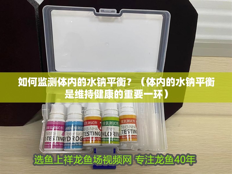 如何監測體內的水鈉平衡？（體內的水鈉平衡是維持健康的重要一環）