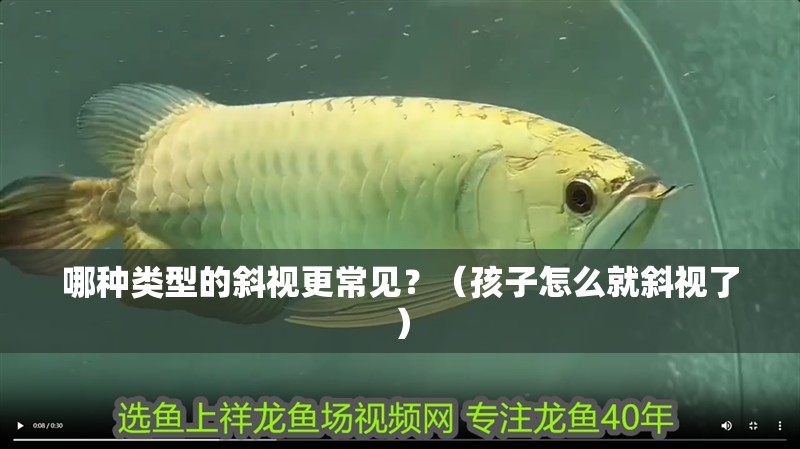 哪種類型的斜視更常見？（孩子怎么就斜視了）