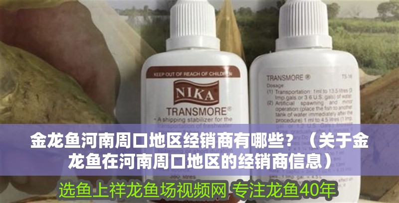 金龍魚河南周口地區經銷商有哪些？（關于金龍魚在河南周口地區的經銷商信息）