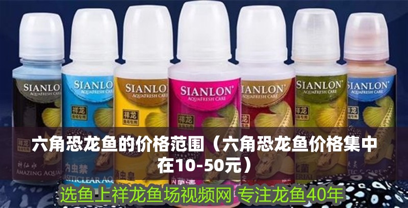 六角恐龍魚的價格范圍（六角恐龍魚價格集中在10-50元）
