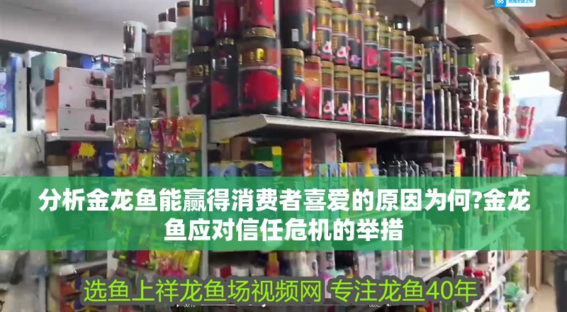分析金龍魚能贏得消費者喜愛的原因為何?金龍魚應對信任危機的舉措